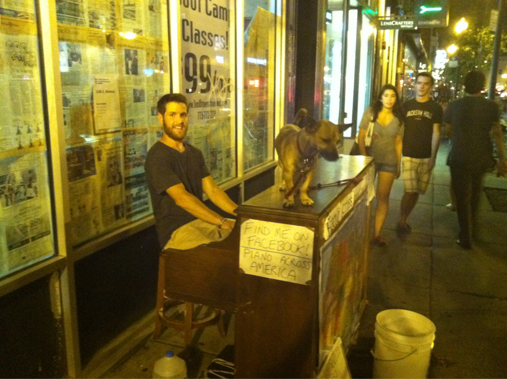 Doing a little night piano on Milwaukee near the Reckless Records. Come on by! Sept 1