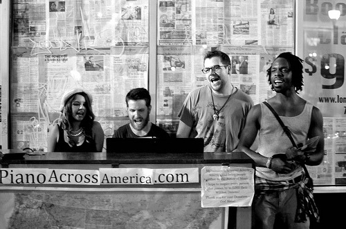 One of the Craziest Nights of my trip! Here we are singing “Dont Stop Believing” with Nikole, Joel, and Julian. Sept 2 Photo taken by the Vi