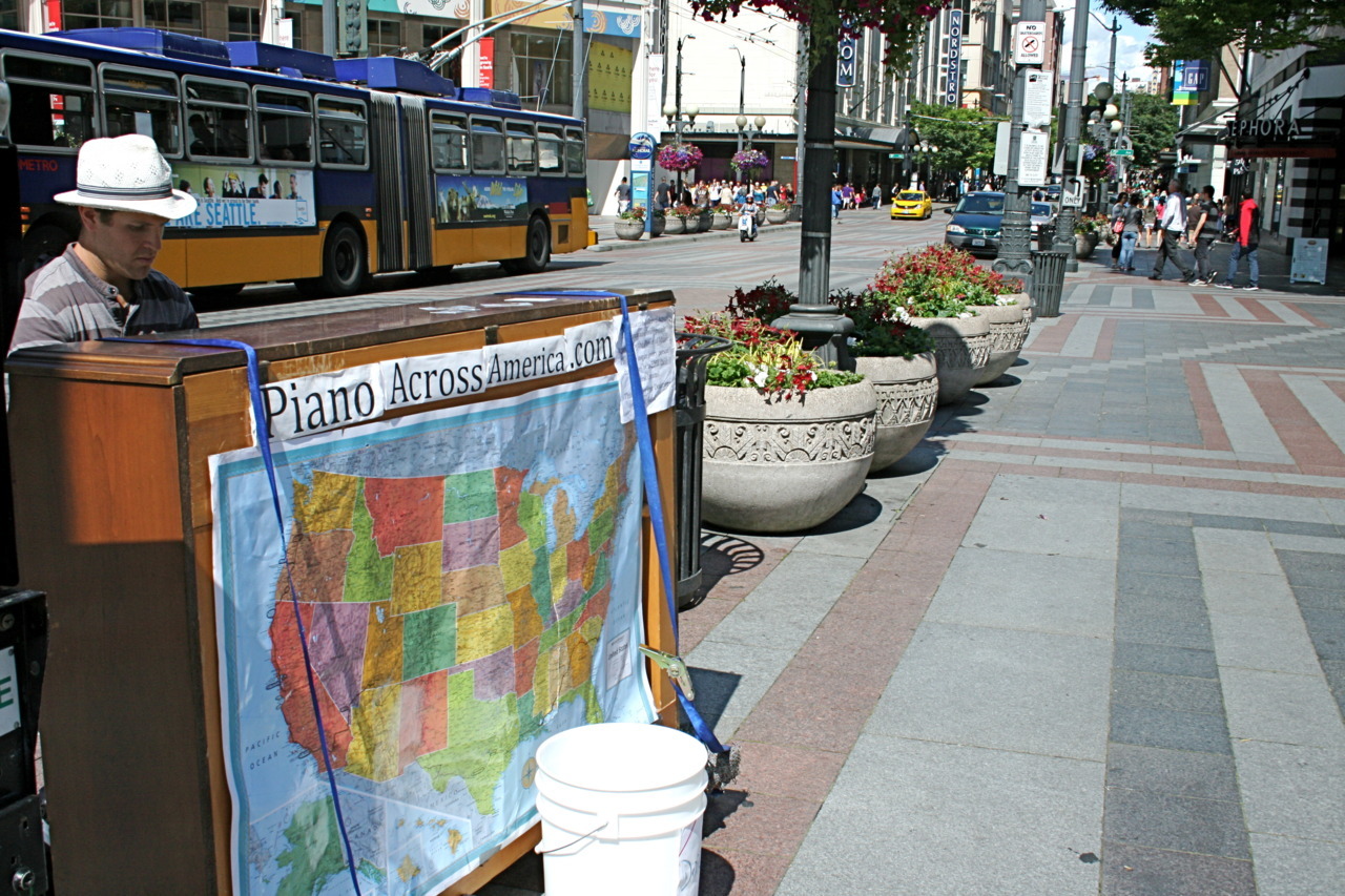 On the Streets of Seattle July 13 Seattle Piano